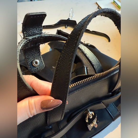 Henri Bendel Black Jetsetter Convertible Backpack - Picture 9 of 16